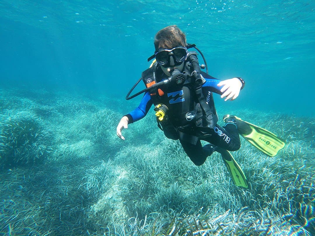corsi sub bambini baratti diving