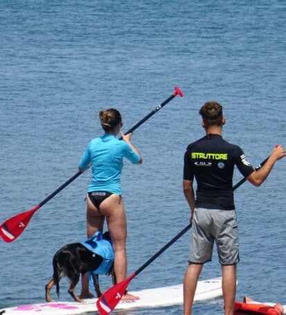 stand up padding baratti tnt surf school